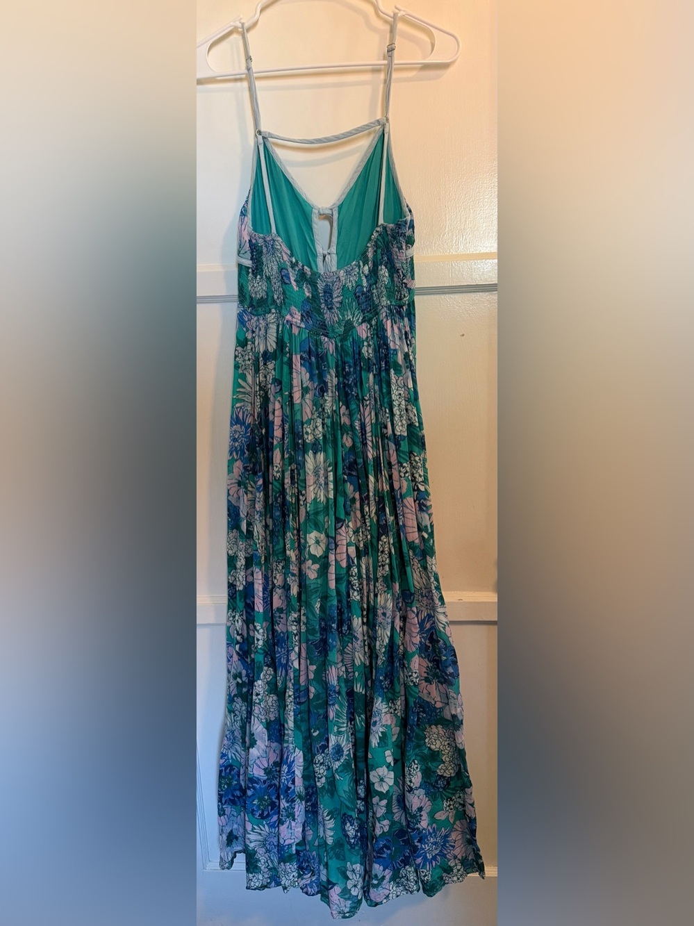 Free People Dream Weaver Floral Lace-Up Maxi Dress - Picture 5 of 9